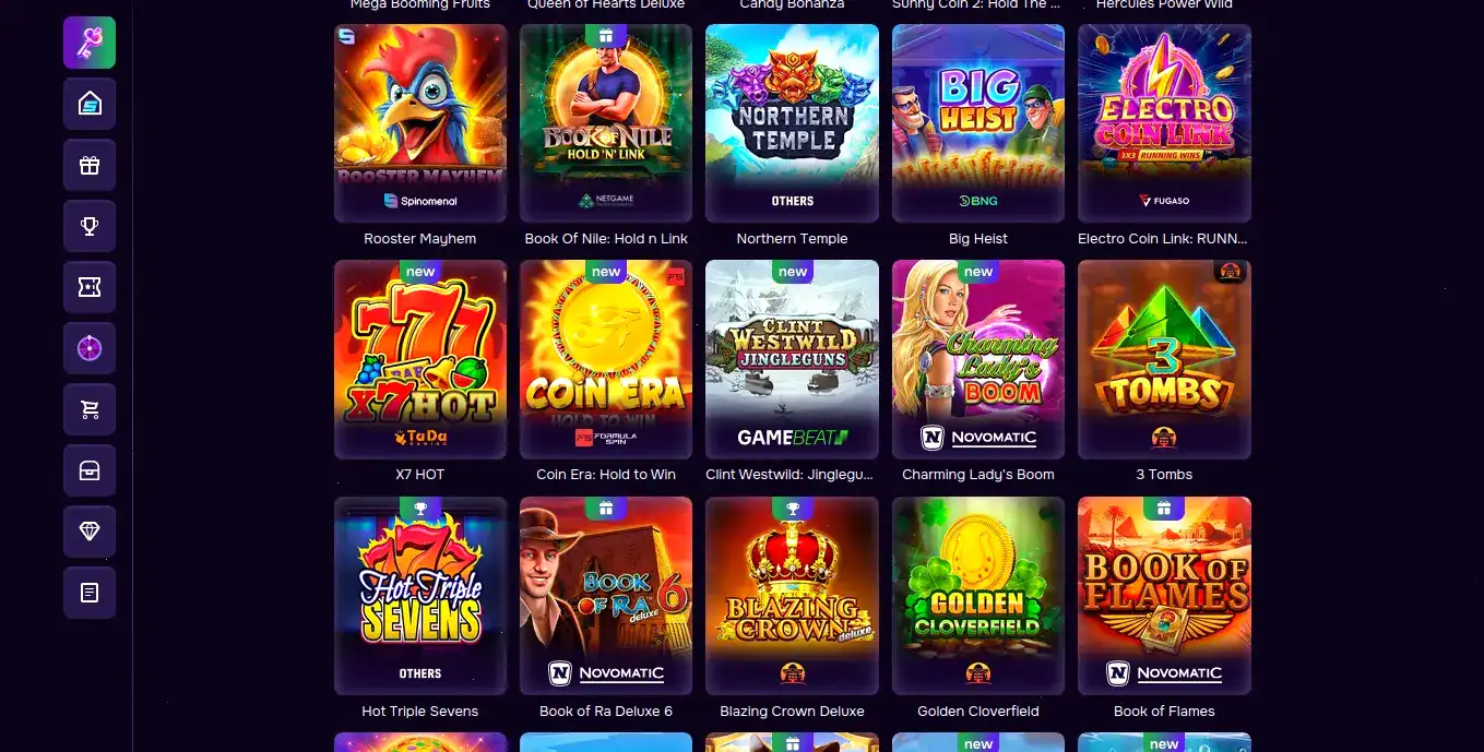 Banda casino интерфейс